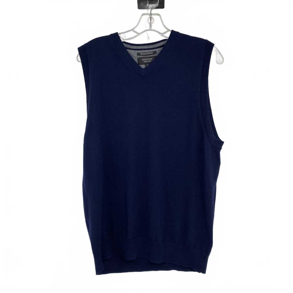 Nordstrom Blue Merino Wool Vest Knit | Men’s Medium